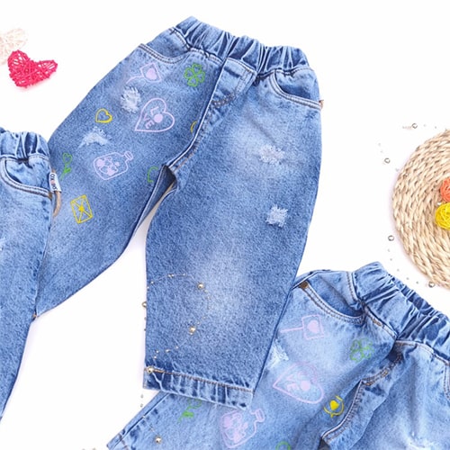 فروش شلوار جین دخترانه نوزادی مام استایل شیککو از سایت نورونیک