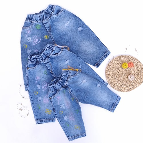 خرید و قیمت شلوار جین دخترانه نوزادی مام استایل شیککو از سایت نورونیک