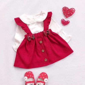 ست بلوز یقه ب و سارافن مخمل کبریتی ترانه پردیس