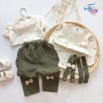 بلوز شلوار مجلسی دخترانه نوزادی تا سه سال